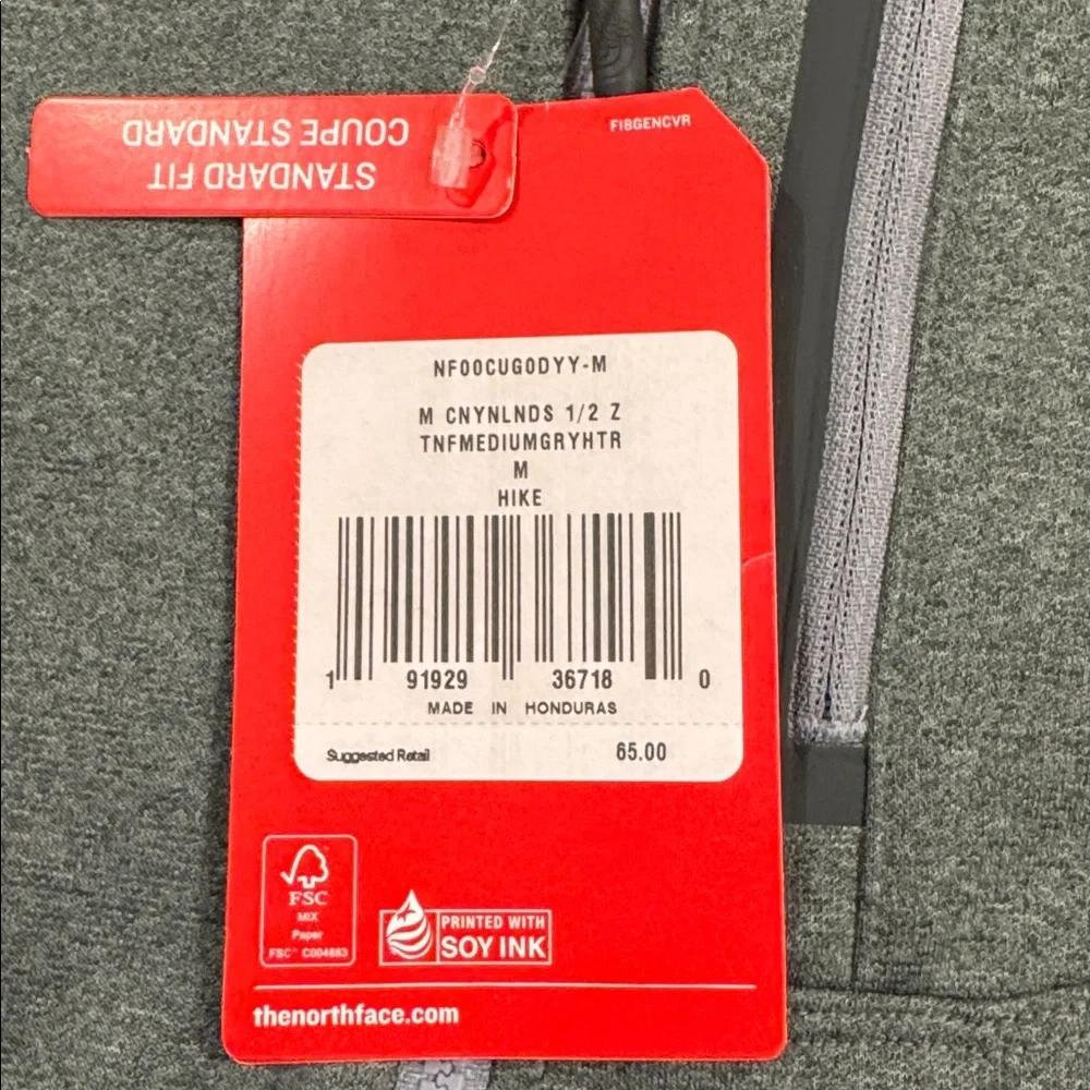 The North Face Men's Dark Gray Lightweight Jacket - Picture 2 of 3